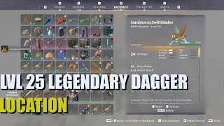 lvl 25 Legendary Dagger Location Enshrouded  Sandstorm Swiftblades [upl. by Katine]