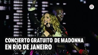 Madonna abre su concierto gratuito en Río de Janeiro con ‘Nothing Really Matters’  El Espectador [upl. by Gran]