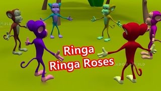 Ringa Ringa Roses Nursery Rhyme With Lyrics  Creador Nursery Rhymes Ringa Ringa Roses [upl. by Rfinnej989]