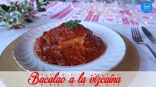 Recetas para Navidad BACALAO a la VIZCAÍNA  Cocina al día  Receta 121 [upl. by Dynah]