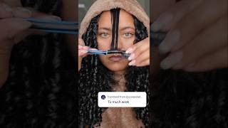 TOOTHBRUSH OR FINGER CURLS iamlinspiration4955 curls curlyhair haircare curlyhair hacks [upl. by Bellis]