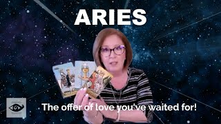 ARIES love tarot ♈️ The offer of love youve waited for [upl. by Bonn471]