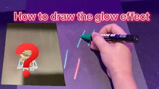 How to draw the glow effect [upl. by Cristin310]