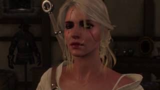 Witcher 3  Geralt sees Ciri Dudu for the first time an akward reunion  Wild Hunt [upl. by Rialc]