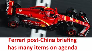 Ferrari studying aftermath of China and will attempt to bring some updates for SF24 in F1 Miami GP [upl. by Eelreveb]