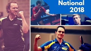 VOSTES Yannick  CNUDDE Florian 12 BELGIUM NATIONAL 2018 TABLE TENNIS [upl. by Cassondra]