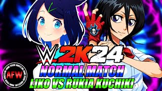 Liko VS Rukia Kuchiki  WWE 2K24  ANIME  Pokémon Horizons VS Bleach Unofficial [upl. by Georgena]