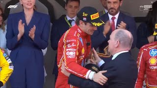 Charles Leclerc HOMERACE WIN in Monaco GP 2024 [upl. by Anpas941]