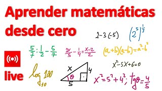 Cómo APRENDER MATEMÁTICAS desde cero Nivel Básico [upl. by Lonnie390]