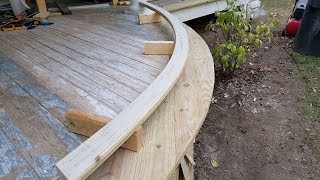 How to Make a Curved Railing No Steam Required [upl. by Parhe]