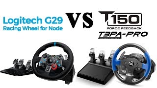 11 Logitech G29 vs Thrustmaster T150 PRO  29112018 [upl. by Kelby481]