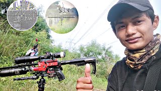 TES AKURASI JARAK 93 METER LARAS LOKAL MIMIS SLUG 984 FPS LANGSUNG TES HUNTING FUL MAIN TURET [upl. by Alyson]