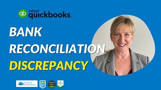 Bank Reconciliation Discrepancy Beginning Balance Warning in QuickBooks Online [upl. by Eeraj]