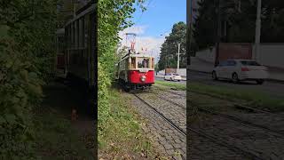 42  Museumslinie mit historischen Fahrzeugen in Prag [upl. by Alvina]