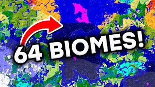 ALL BIOMES At Spawn Seed For Minecraft Bedrock 121 [upl. by Ellerrad]