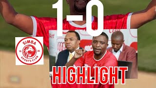 🔴ANGALIA HIGHLIGHT SIMBA SC 1 VS DODOMA JIJI 0 ✅🌐 [upl. by Iaras953]