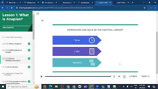 New Anaplan Level1 multidimensionality and Connected planning [upl. by Akeirahs659]