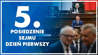 5 posiedzenie Sejmu  dzień pierwszy 7 lutego 2024 r [upl. by Clarine748]