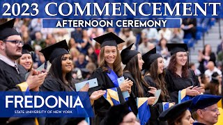 SUNY Fredonia 2023 Commencement  Afternoon Ceremony [upl. by Nosinned]