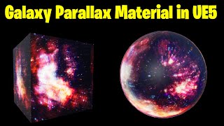 Galaxy Parallax Material in UE5 Tutorial  Download Files [upl. by Asuncion]