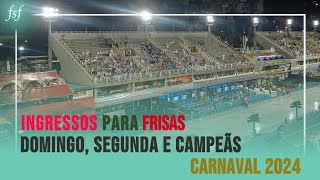 A préreserva das frisas para o carnaval 2024 Sapucaí [upl. by Elletnahs]