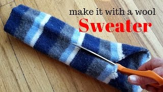 Make It With A Wool Sweater DIY Sweater Upcycling course [upl. by Lytsyrk]