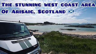 Campervan trip to Arisaig drone footage and hearty food [upl. by Flanders]