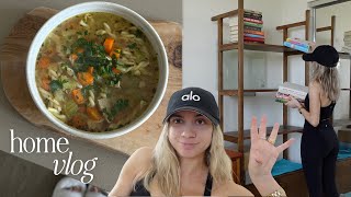 reset vlog  deep cleaning my messy apartment making soup  chatting about books [upl. by Wendie940]