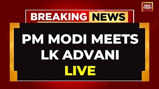 LIVE PM Modi Meets LK Advani  PM Oath Ceremony On 9th June  India Today LIVE [upl. by Romo653]