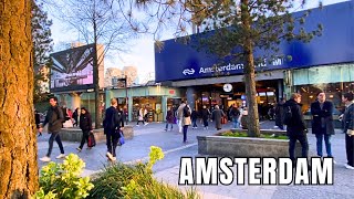 🌆 A STUNNING SUNSET TOUR IN AMSTERDAM ZUIDAS  The Central Business District of Amsterdam 🇳🇱 [upl. by Ihpen]