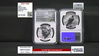 2023 Peace Dollar  Reverse Proof  NGC 70 [upl. by Ateloiv]