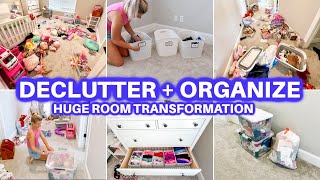 ROOM DECLUTTER  ORGANIZE  CLEAN WITH ME  CLEANING MOTIVATION CLOSET ORGANIZATION JAMIES JOURNEY [upl. by Ahsilla]