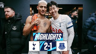 TOTTENHAM HOTSPUR 21 EVERTON  PREMIER LEAGUE HIGHLIGHTS  RICHARLISON amp SON SECURE CHRISTMAS WIN [upl. by Gretta]