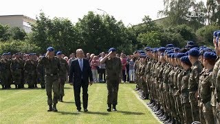 Sachsen Anhalt Kaserne Weissenfels Tag der Bundeswehr Gelöbnis [upl. by Castara]