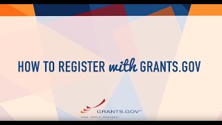 Intro to Grantsgov  How to Register with Grantsgov Updated [upl. by Twitt]