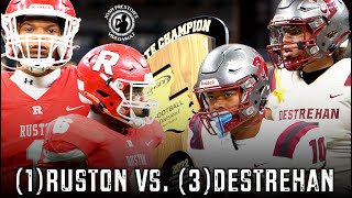 No 1 Ruston vs No 3 Destrehan Division I NonSelect Championship HIGHLIGHTS 🏆🥇🏈 [upl. by Hymen]