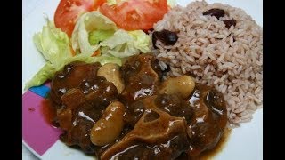 Quick and Easy Oxtail Recipes How To Make Authentic Jamaican Oxtail by Spice King Keith Lorren [upl. by Annaul]