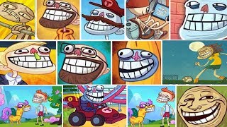 Troll Face Quest All Versions  Gameplay Walkthrough  All Levels All Wins and Fails Funny Moments [upl. by Rehtse]