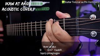 Ikaw at Ako  TJ Monterde Acoustic Cover😍 w Chords  Lyrics [upl. by Rothberg244]