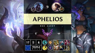 Aphelios ADC vs Samira  EUW Master Patch 1412 [upl. by Uoliram]