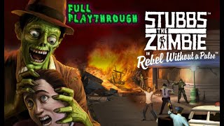 Stubbs the Zombie Full Playthrough no commentary PS4 [upl. by Sorci77]