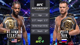 ALJAMAIN STERLING VS PETR YAN 2 FULL FIGHT UFC 273 [upl. by Ydnab]