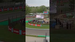 F1 Imola 2022 Start Sprintrace Tosa Grandstand [upl. by Norrek769]