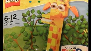 Lego Geoffrey the Giraffe TRU Polybag Review Set 40077  NAB Bricks Polybag Palooza [upl. by Alaster]