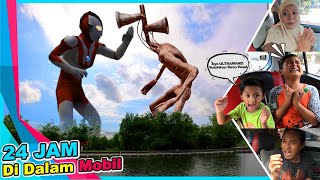 Ada Ultraman Lawan Siren Head  Drama Keluarga Praya 24 jam Di Mobil 😱😱😱 Part 2 [upl. by Enailuj]