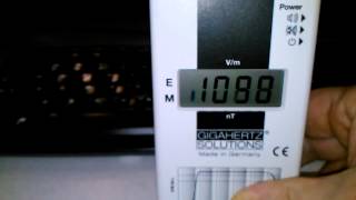 The ME3830B Meter  Low Frequency EMF Readings at the Office Place [upl. by Fotinas]