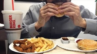 ASMR  Burger King  Jalapeño Chicken Fries and Burgers  Eating Sounds [upl. by Noryb538]