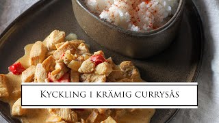 Kyckling i krämig currysås [upl. by Shauna]