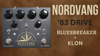 Nordvang 83 Dual Overdrive Pedal V20  Bluesbreaker  Klon In One Pedal With NOS Components [upl. by Eelynnhoj]