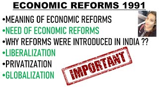 🛑ECONOMIC REFORMS  REFORMS OF 1991  LPG REFORMS 1991  UPSC  IMPORTANT  By Ayushi Sharma [upl. by Dias853]